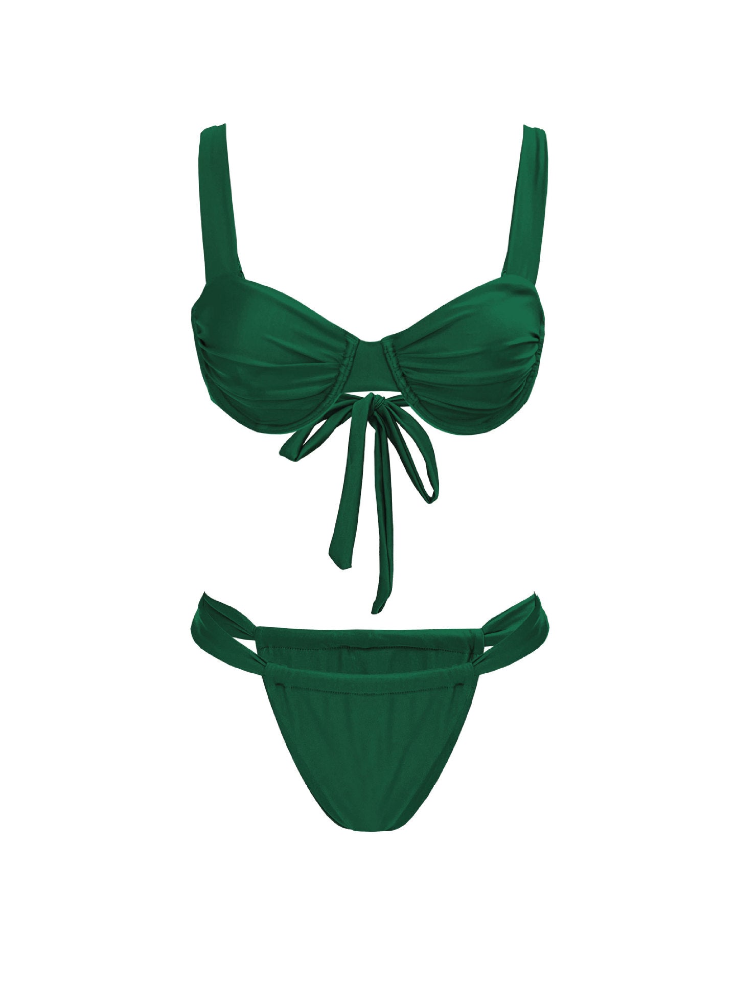 Ensemble de bikini pour femme avec liens ajustables et larges bretelles de berg-feldt
