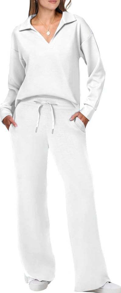 Bequeme Damen Loungehose und Oberteil Set von berg-feldt in weiter Passform