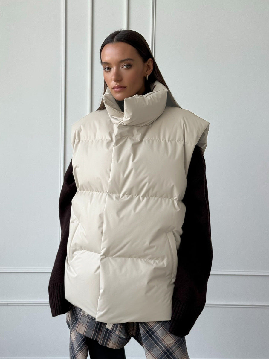 Women's High-Neck Puffer Vest berg-feldt
