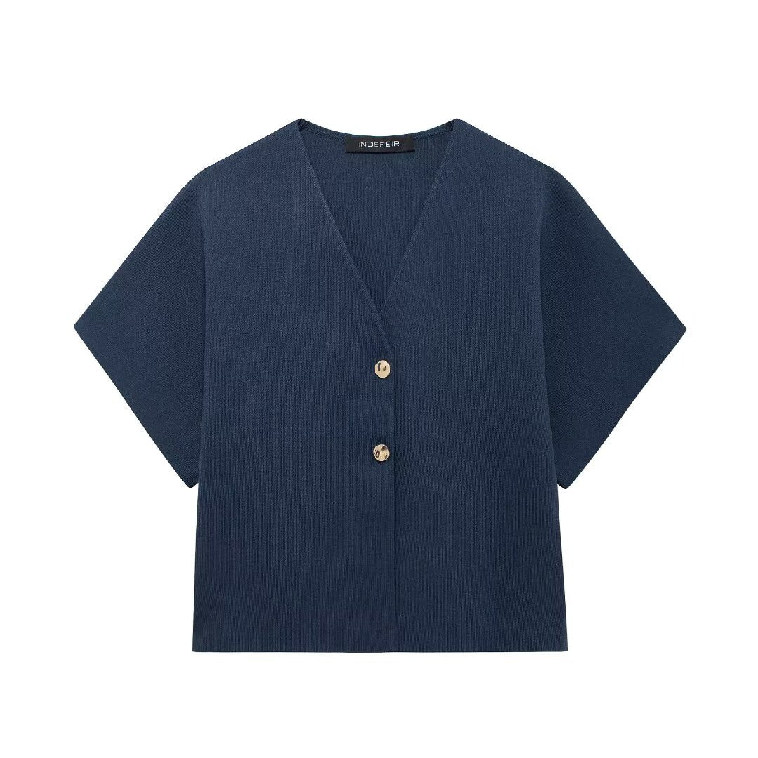 Women's Relaxed Fit Button-Down Blouse by berg-feldt