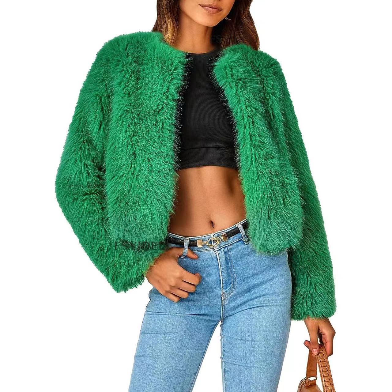 Women's Fluffy Faux Fur Jacket berg-feldt