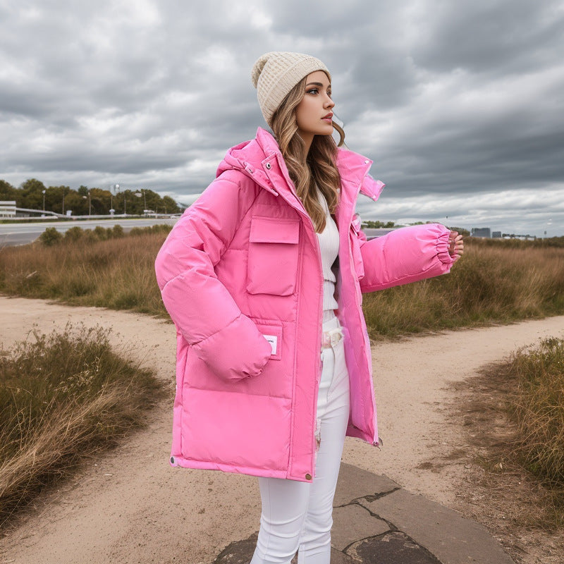 Doudoune matelassée tendance pour femme avec capuche pratique et grandes poches Berg-Feldt