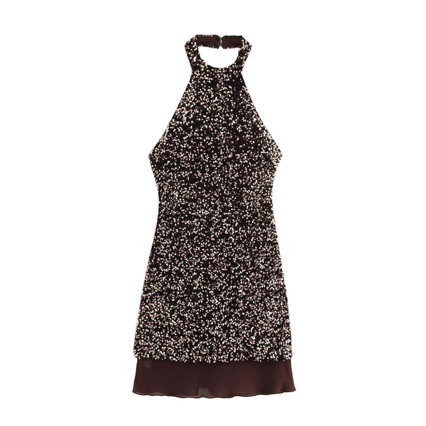 Women's Halter Neck Sequin Mini Dress berg-feldt