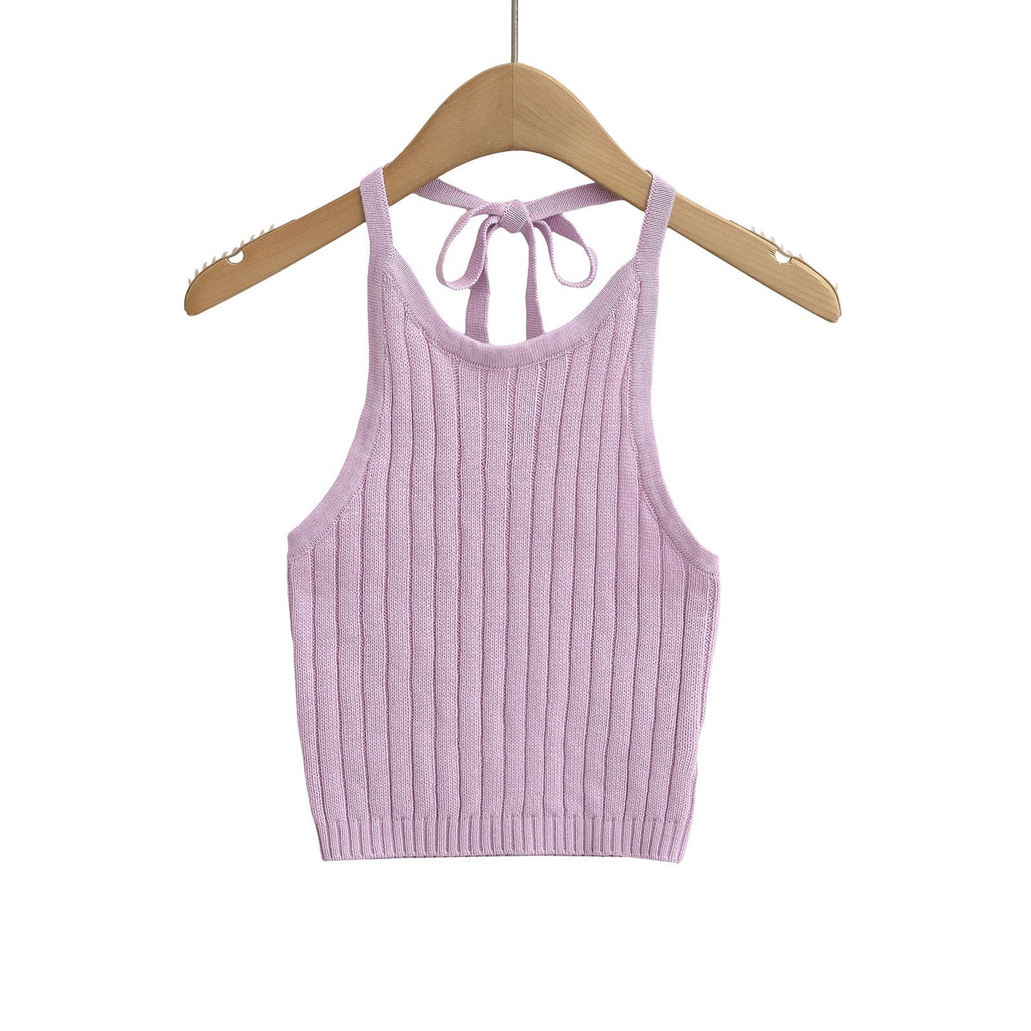 Women's Ribbed Halter Crop Top berg-feldt