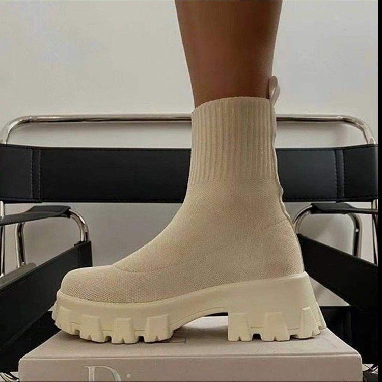 Bottes montantes tendance pour femme avec plateau robuste Berg-Feldt