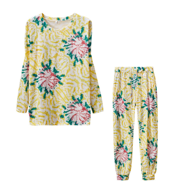Women's Long-Sleeve Tie-Dye Loungewear Set berg-feldt