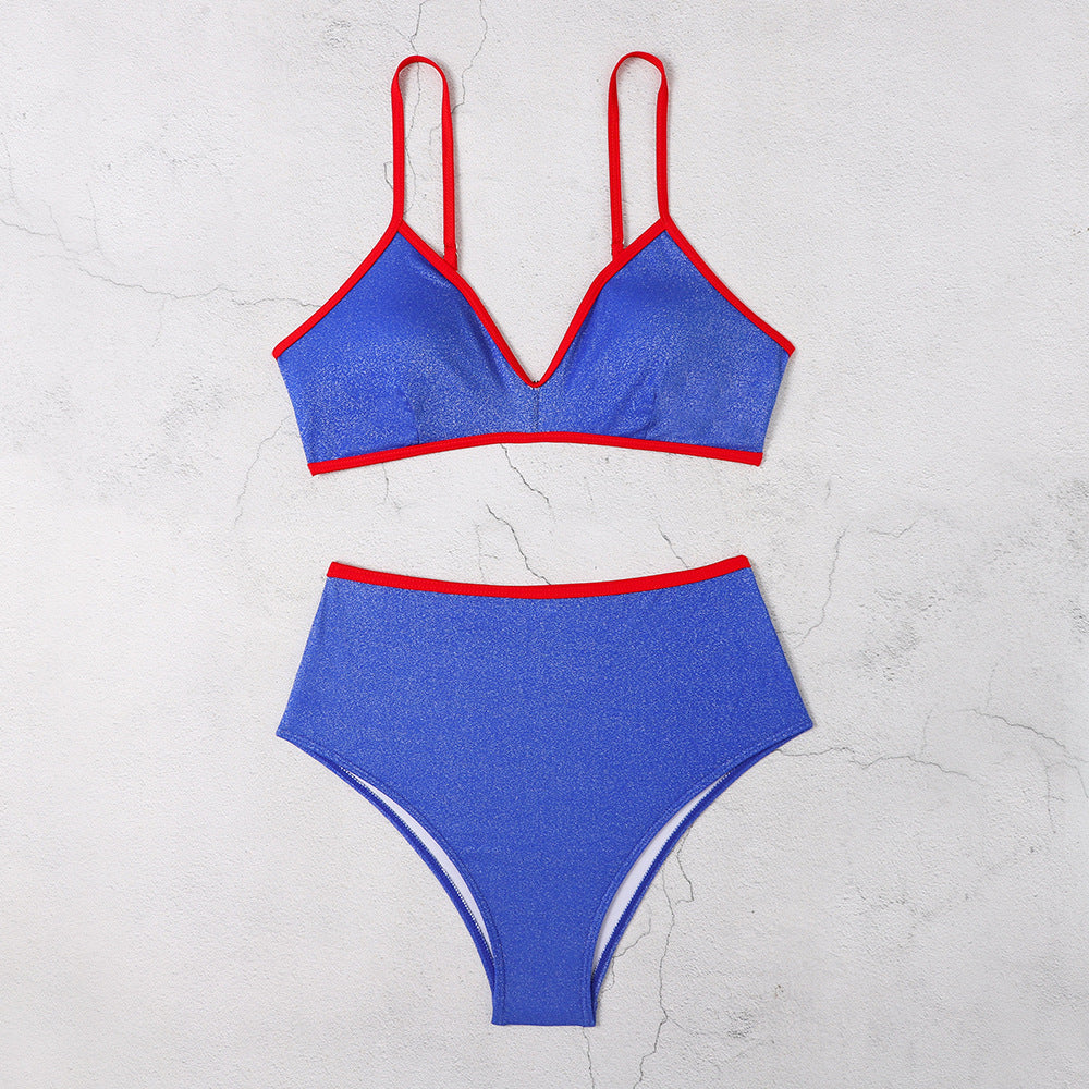 Ensemble bikini femme brillant à bretelles réglables par berg-feldt