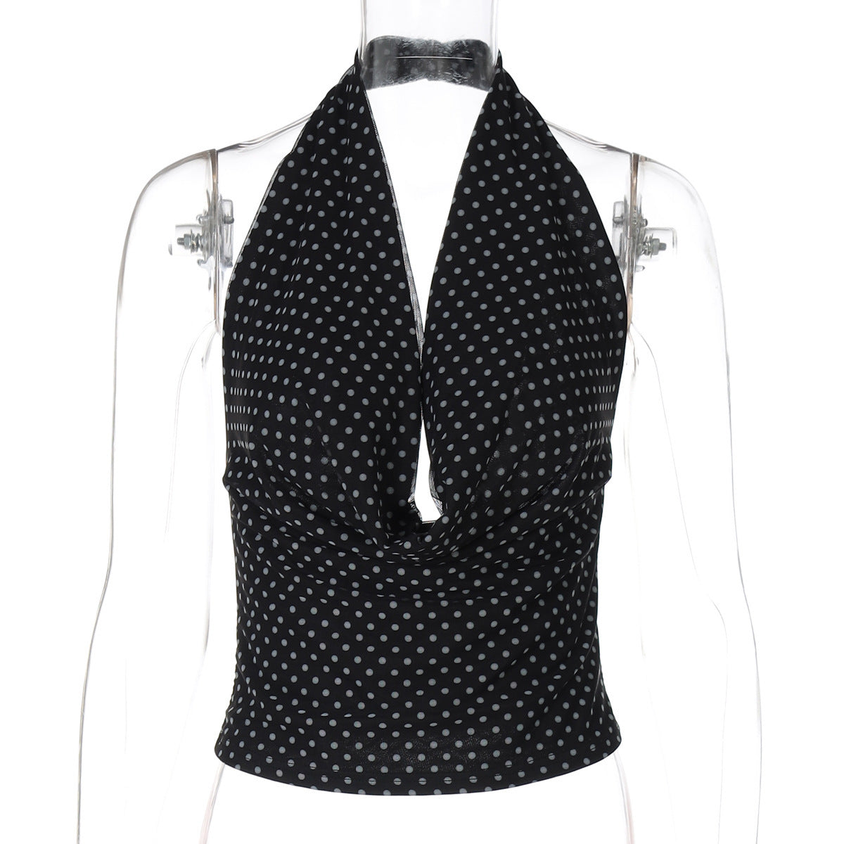 Blouse cache-cœur élégante pour femme avec pois et col en V de berg-feldt