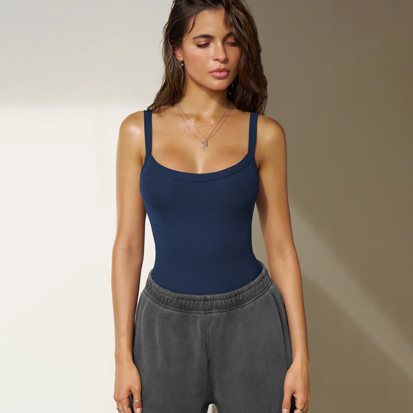Body moulant femme avec bretelles spaghetti réglables Berg-Feldt