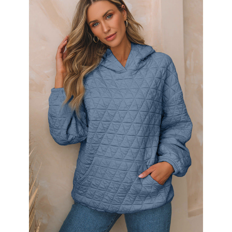 Damen-sweat à capuche matelassé avec poches pratiques Berg-Feldt