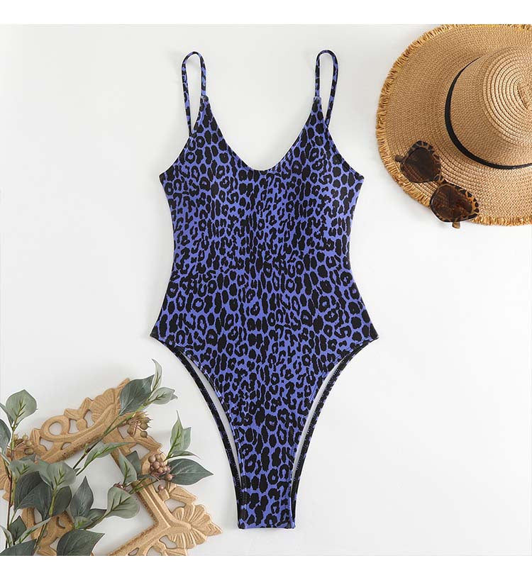 Berg-feldt Maillot de bain une pièce à motif animalier pour femme