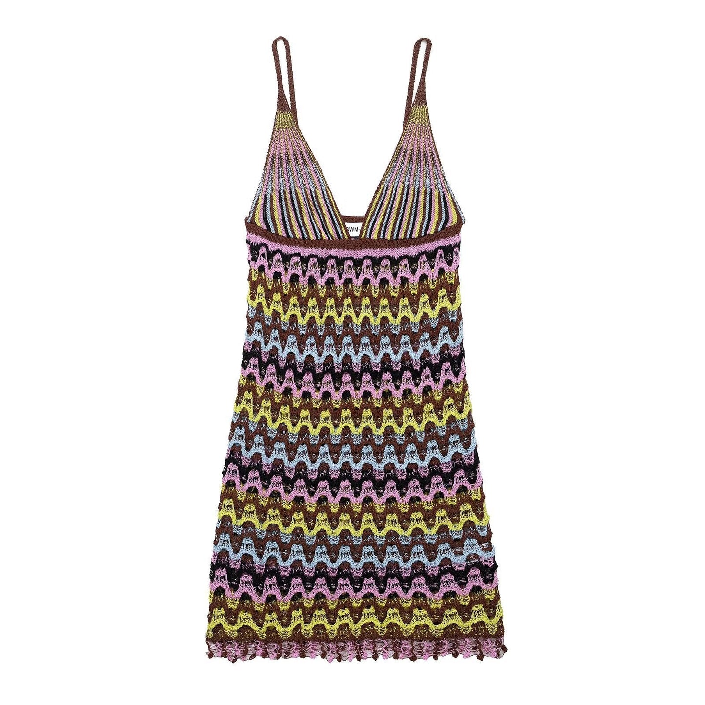 Vibrant Knit Beach Dress by Berg-Feldt for Women