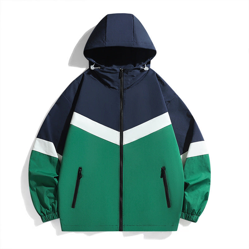 Veste de transition légère pour hommes avec système de capuche réglable et empiècements respirants Berg-Feldt