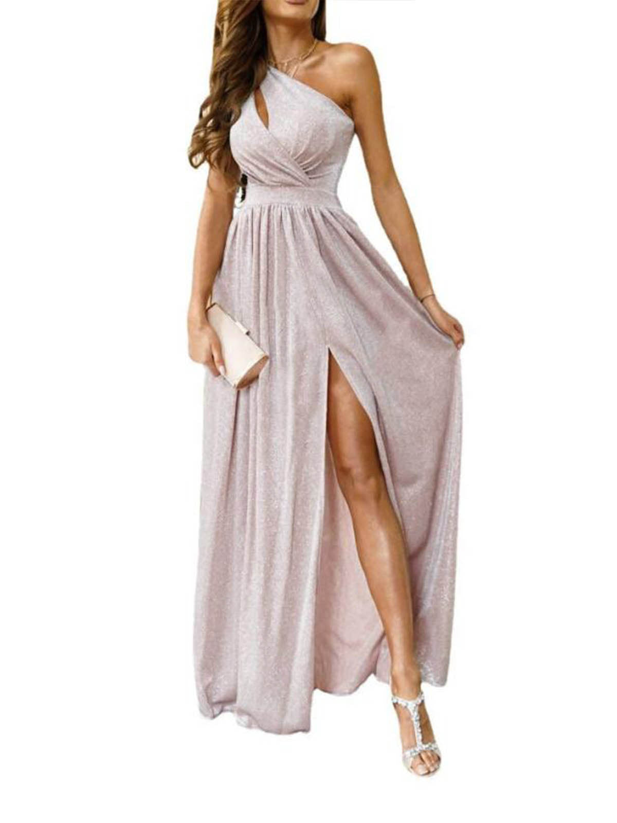 Abendkleid für Damen, einseitig, hochgeschlitzter Rock, berg-feldt