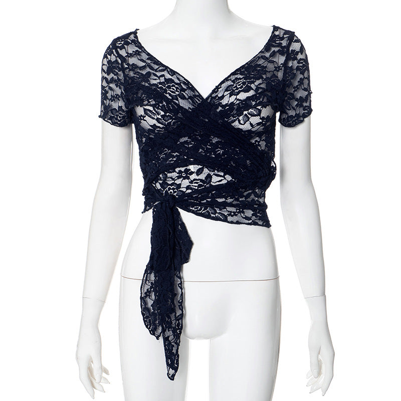 Women's Lace Wrap Top berg-feldt