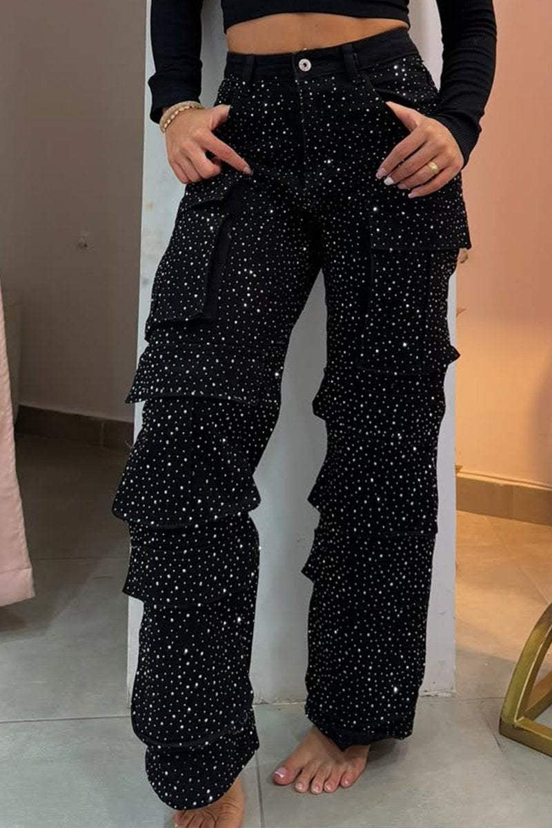 Bequeme Cargo Jeans für Damen mit vielen Taschen und entspanntem Schnitt von berg-feldt