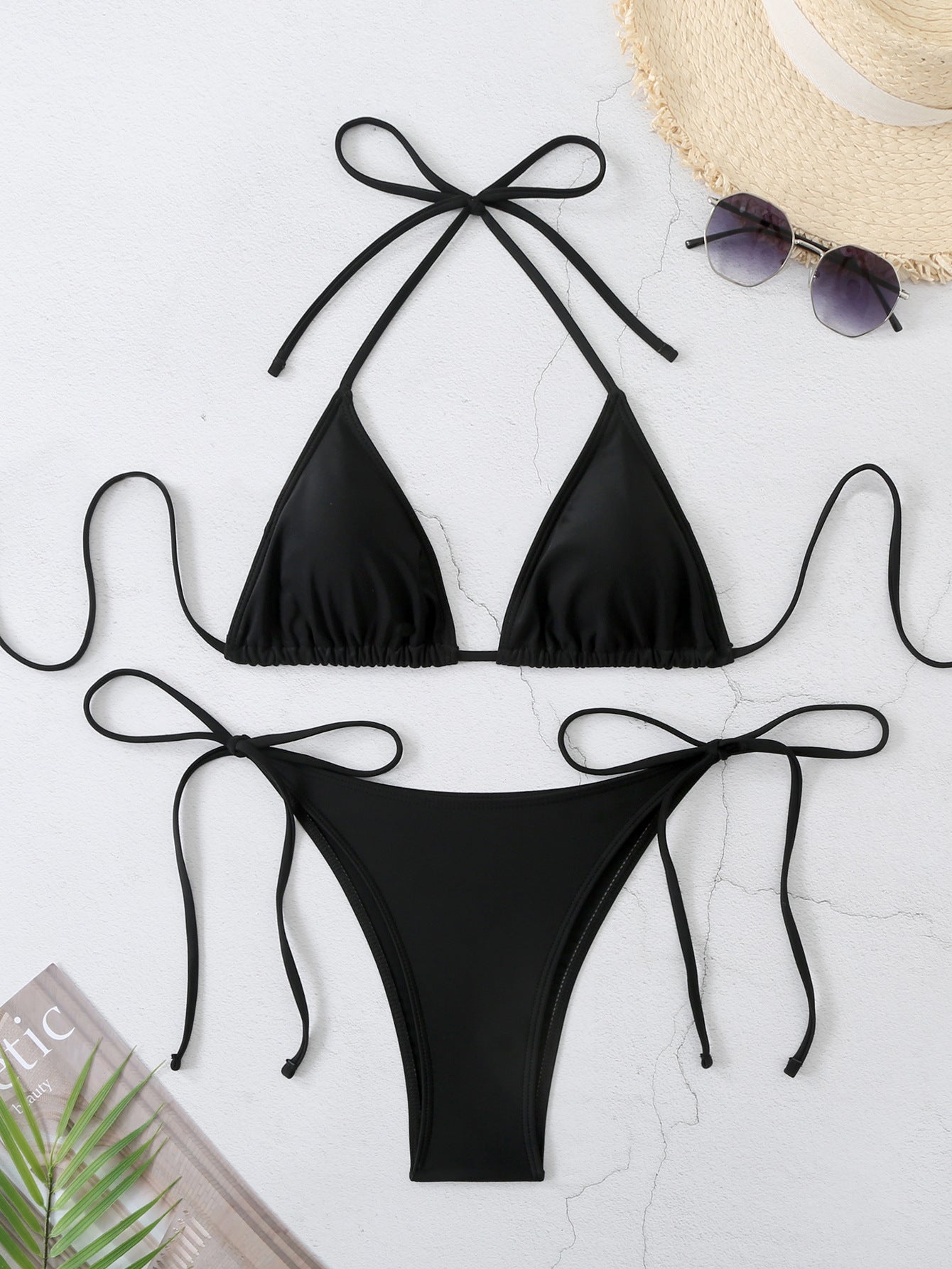 Women's Triangle Tie-Front Bikini Set berg-feldt