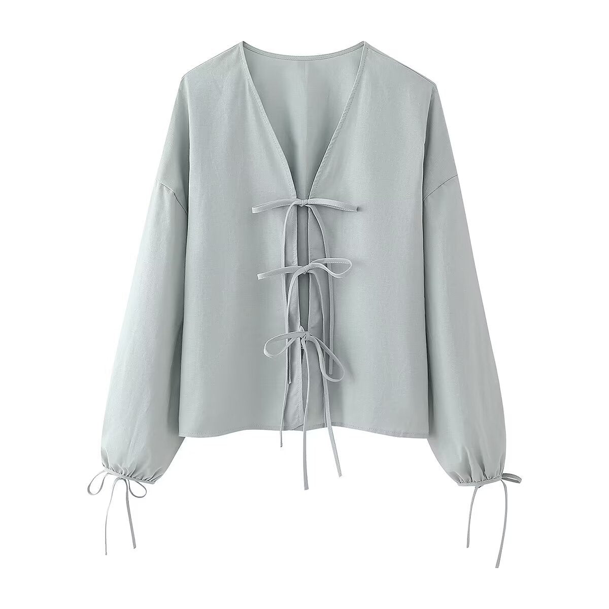 Women's Casual Lace-up Blouse berg-feldt