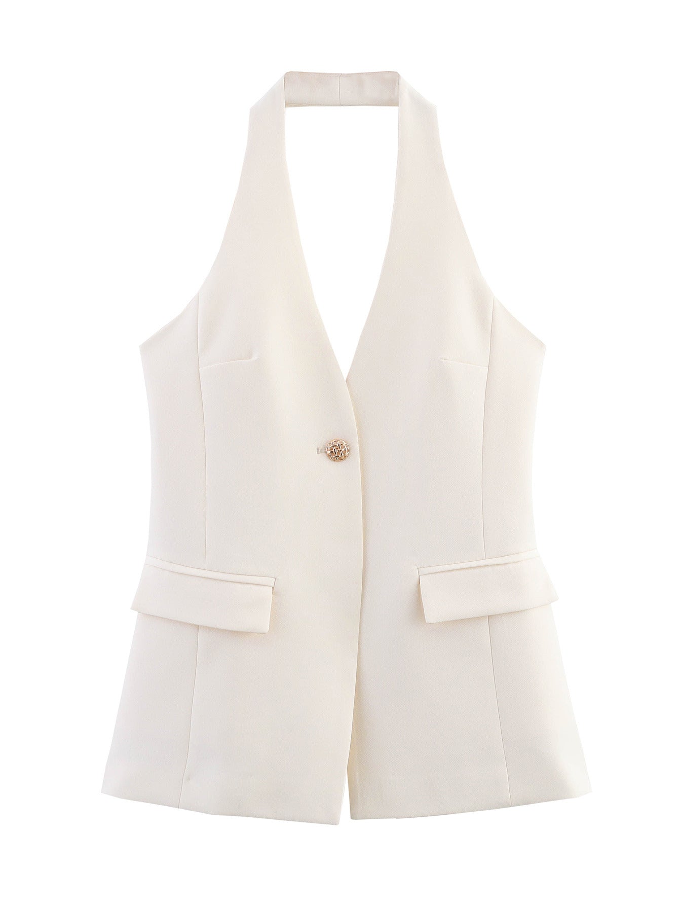 Women's Fitted Halter Blazer Vest berg-feldt