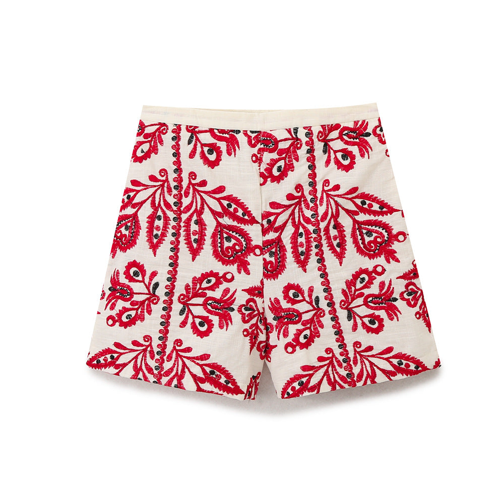 Women's Embroidered Summer Shorts berg-feldt