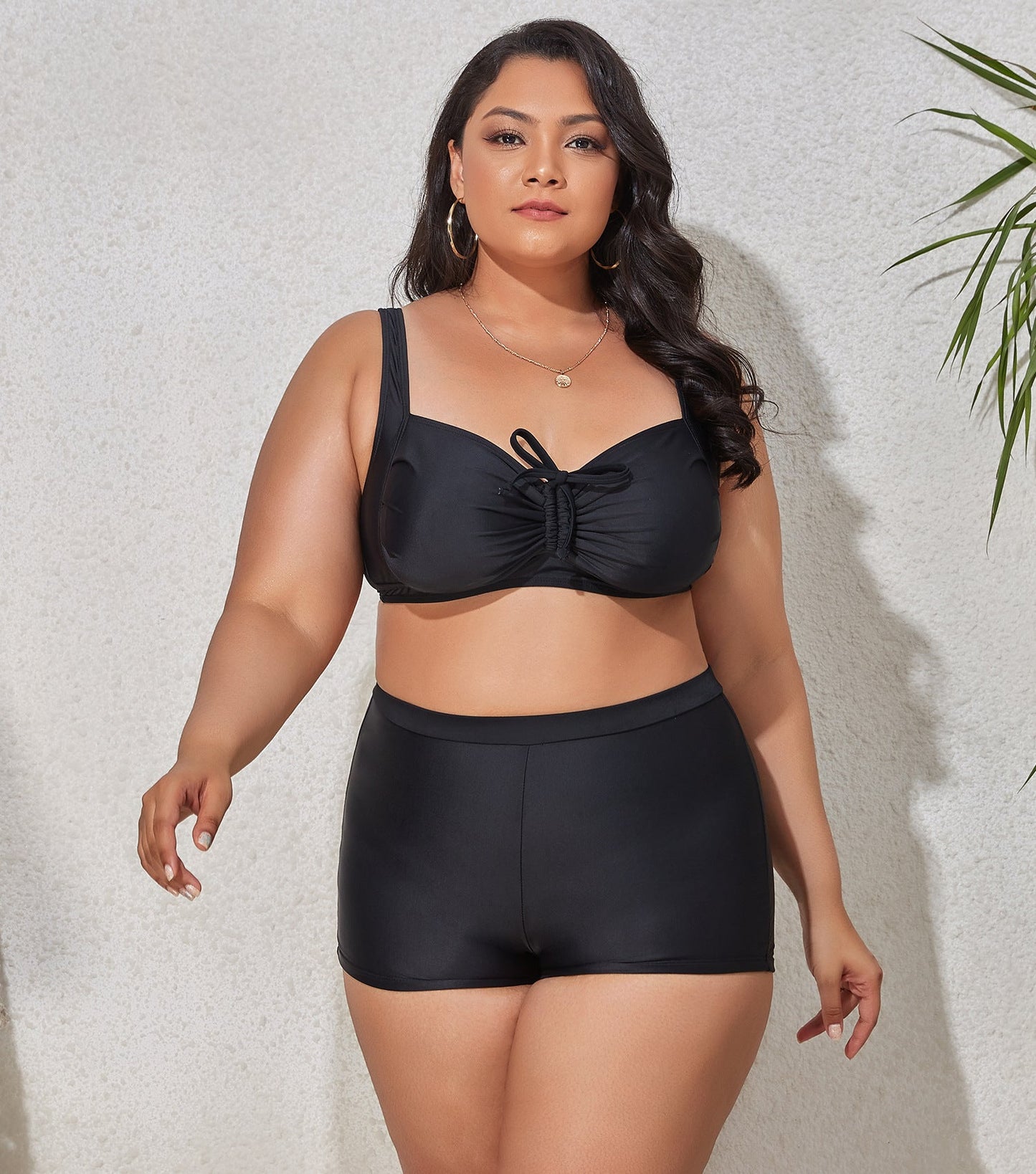 Berg-Feldt Bikini pour Femme avec Haut Moulé et Culotte Taille Haute