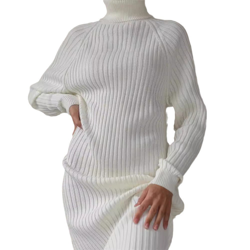 Robe pull femme à col montant et manches larges Berg-Feldt