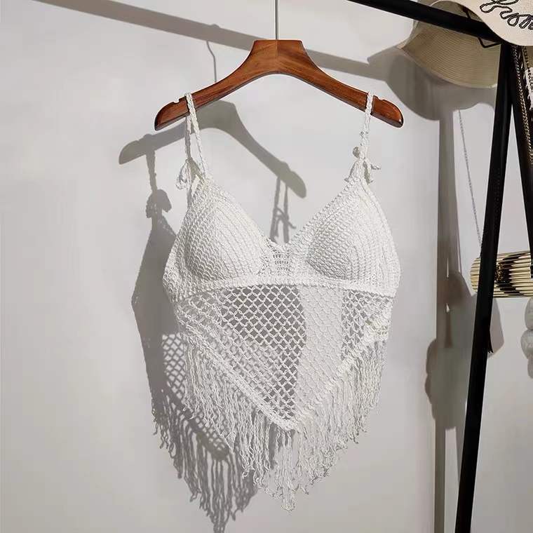 Women's Crochet Fringe Bralette berg-feldt