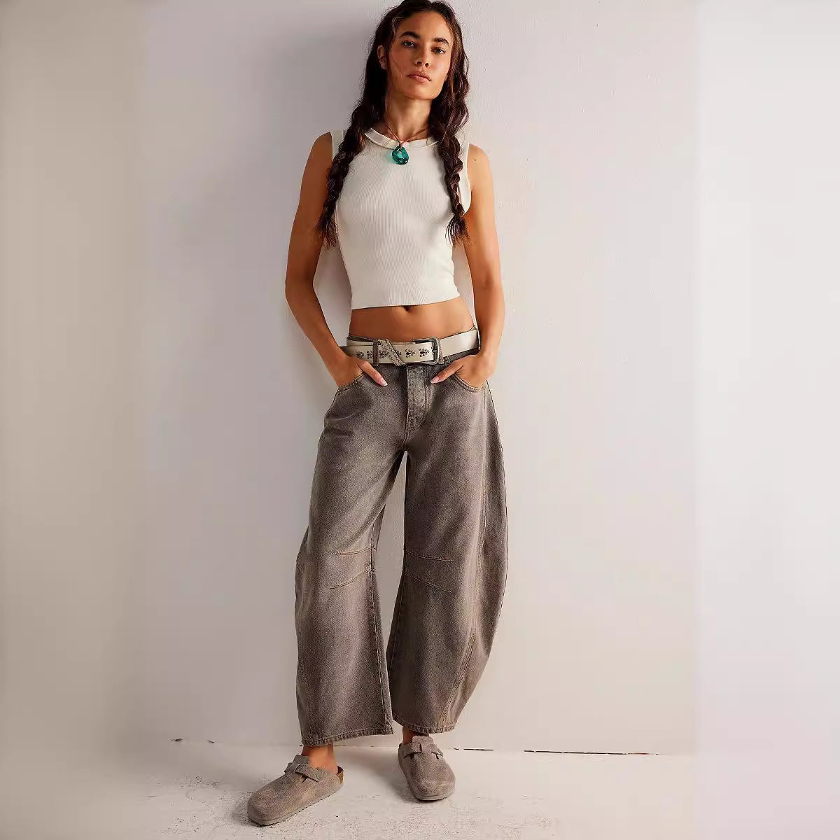 Women's Relaxed Fit Tiered Print Pants berg-feldt
