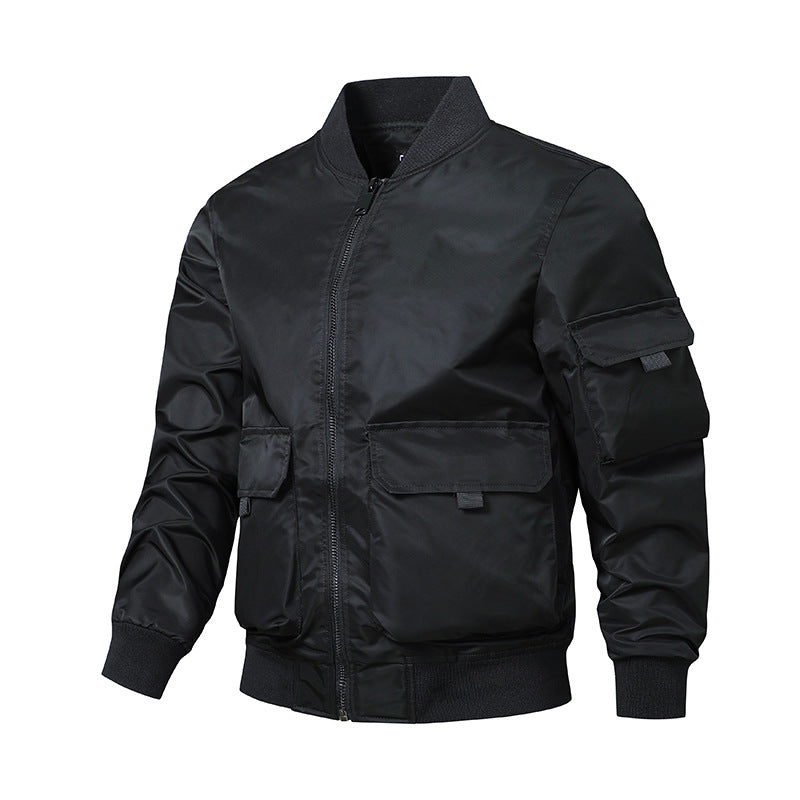 Herren sportliche Bomberjacke mit praktischen Taschen und elastischen Bündchen Berg-Feldt