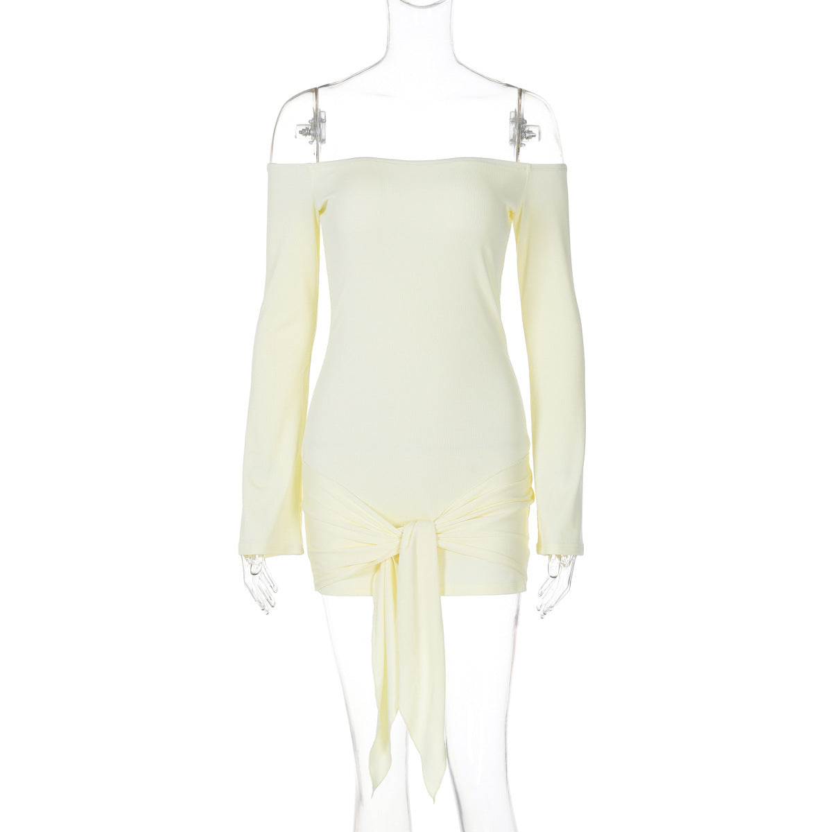 Elegantes, off-shoulder Minikleid mit dekorativem Knoten von berg-feldt