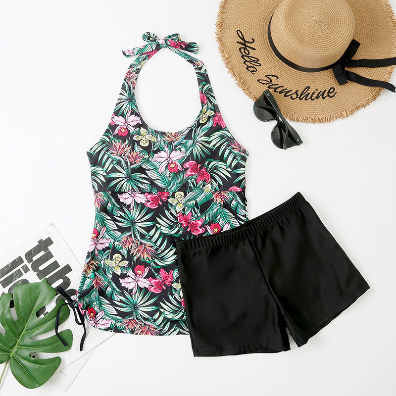 Women's Tropical Print Tankini Set berg-feldt