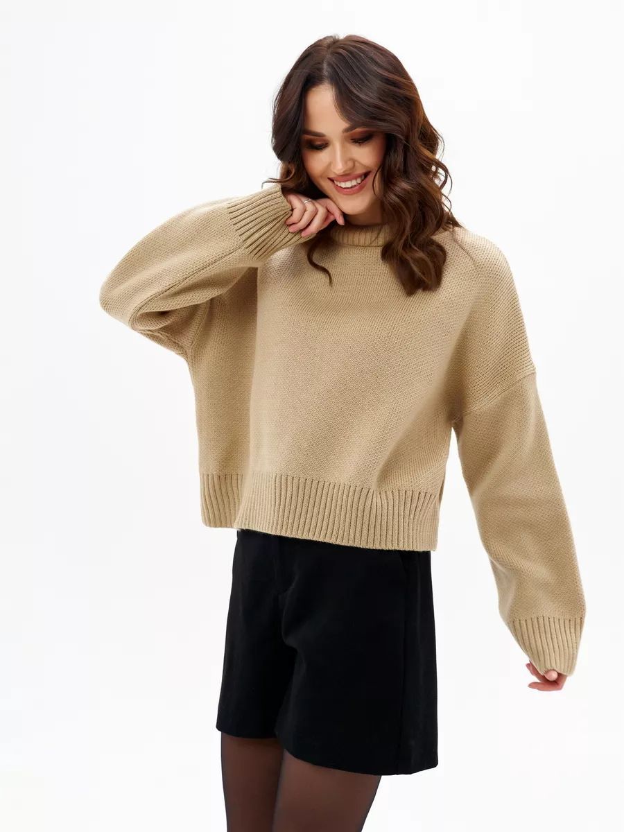 Bequemer Damen-Strickpullover mit weicher Textur von berg-feldt