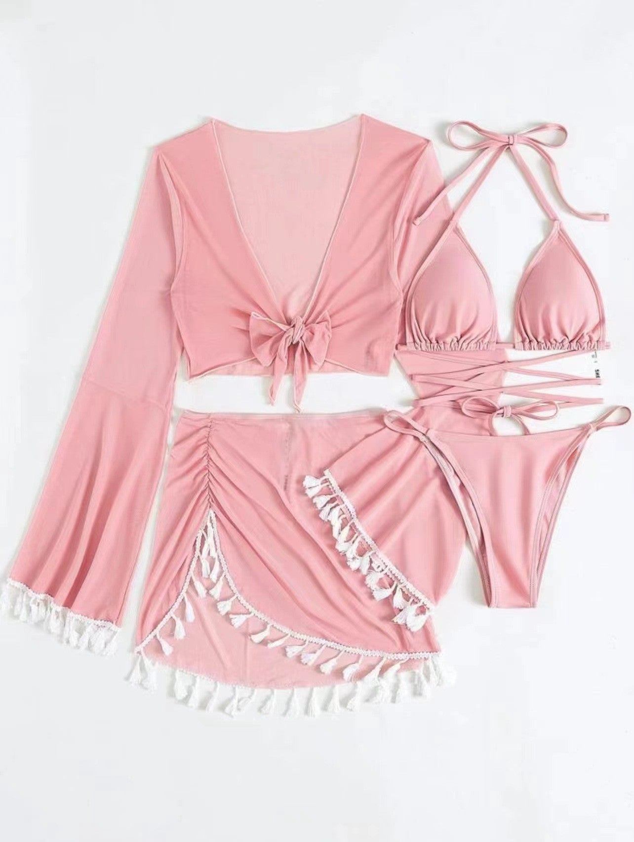 Ensemble bikini berg-feldt avec veste et volants