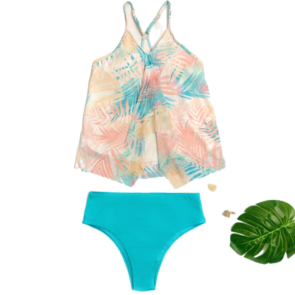 Ensemble Tankini femme Berg-Feldt : haut aérien et bas taille haute