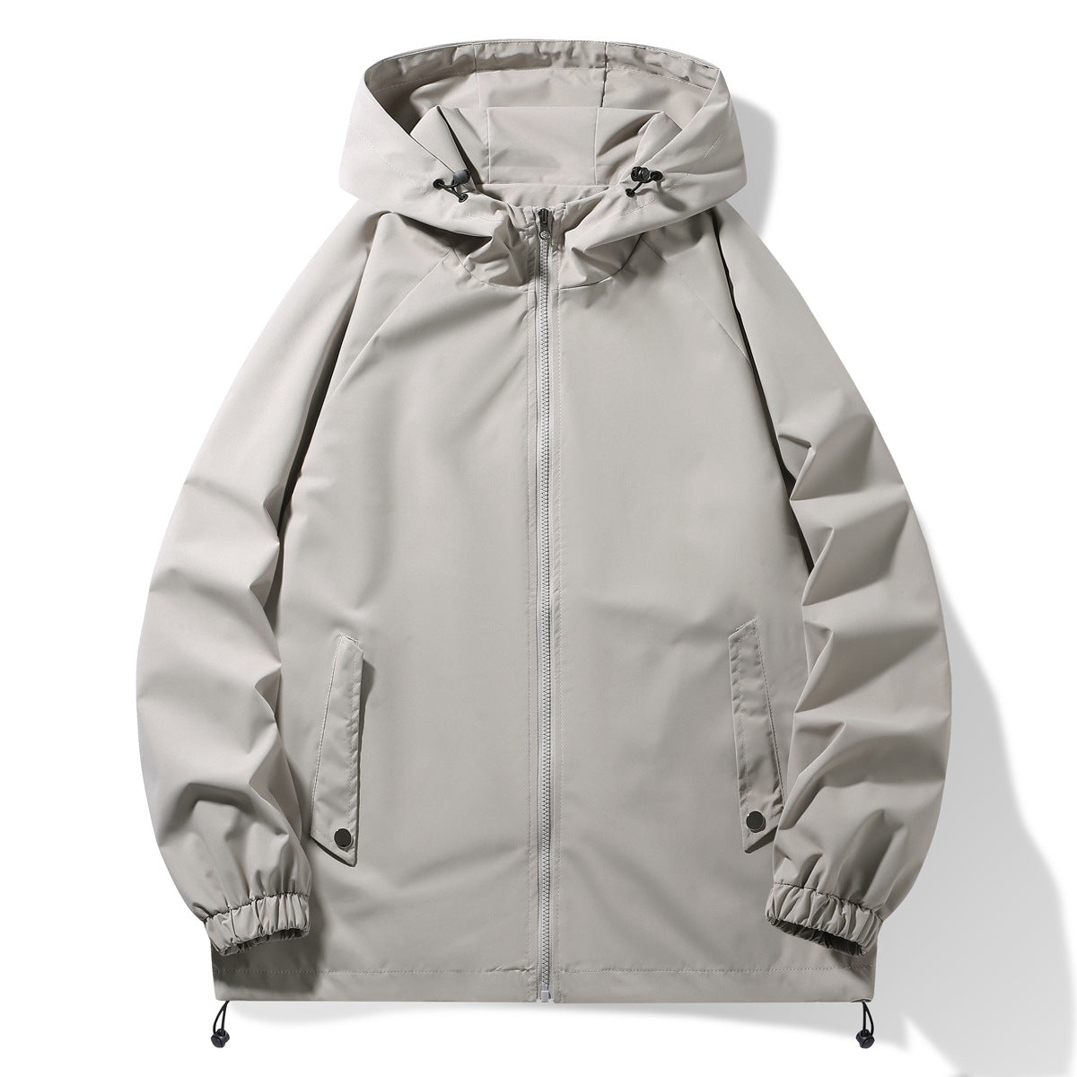 Herren Funktionsjacke mit verstellbarem Kapuzenkragen und elastischen Ärmelbündchen Berg-Feldt