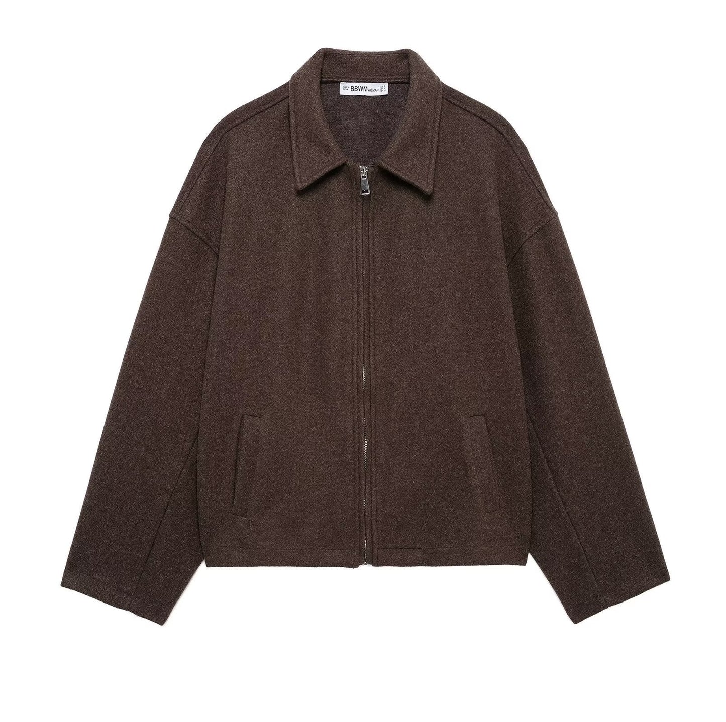 Women's Casual Oversized Zip-Up Jacket by berg-feldt