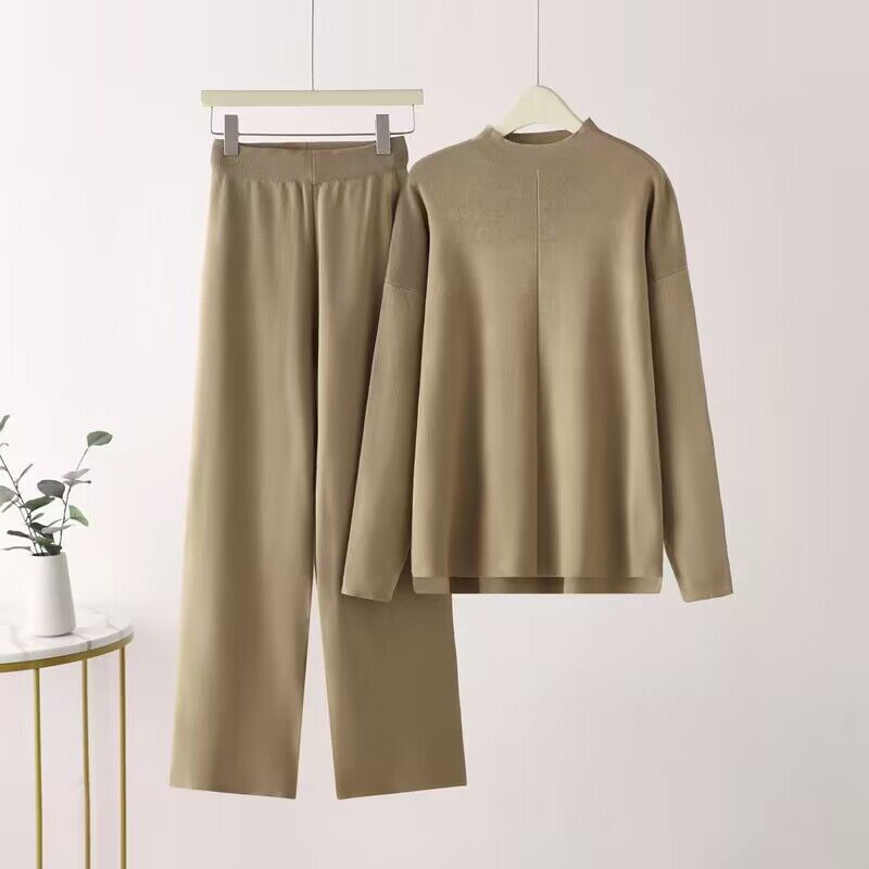Ensemble élégant pour femme avec haut à manches longues et pantalon palazzo Berg-Feldt