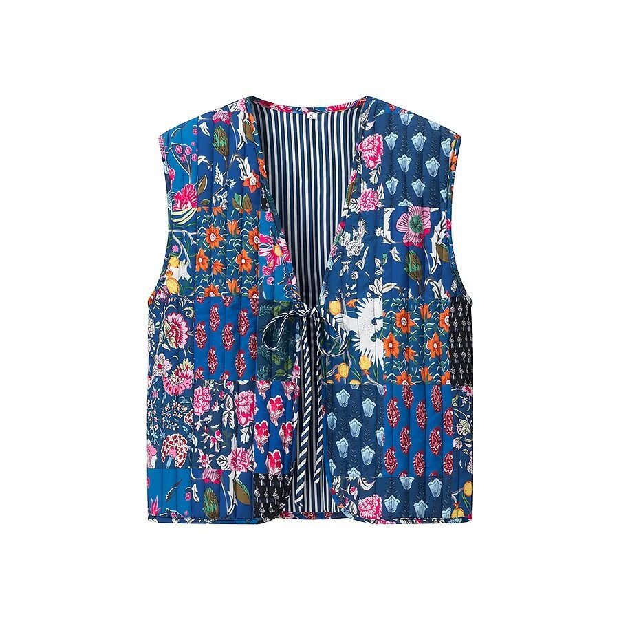 Women's Floral Patchwork Vest by berg-feldt