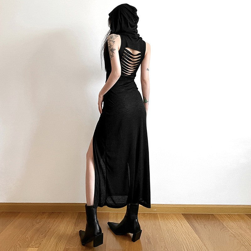 Robe longue Berg-feldt pour femme avec fente haute