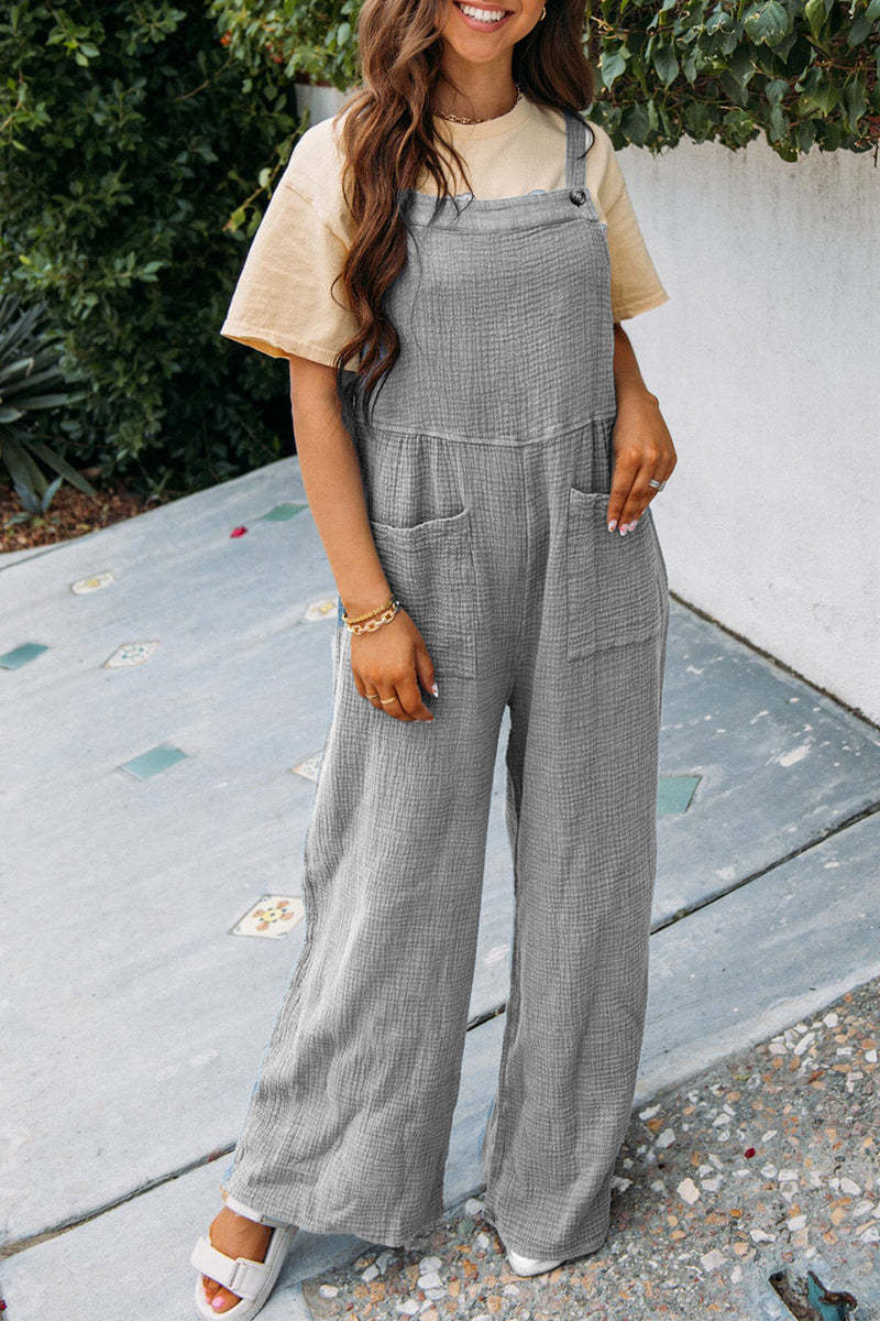 Bequemer Damen-Jumpsuit mit Taschen und weitem Schnitt von berg-feldt