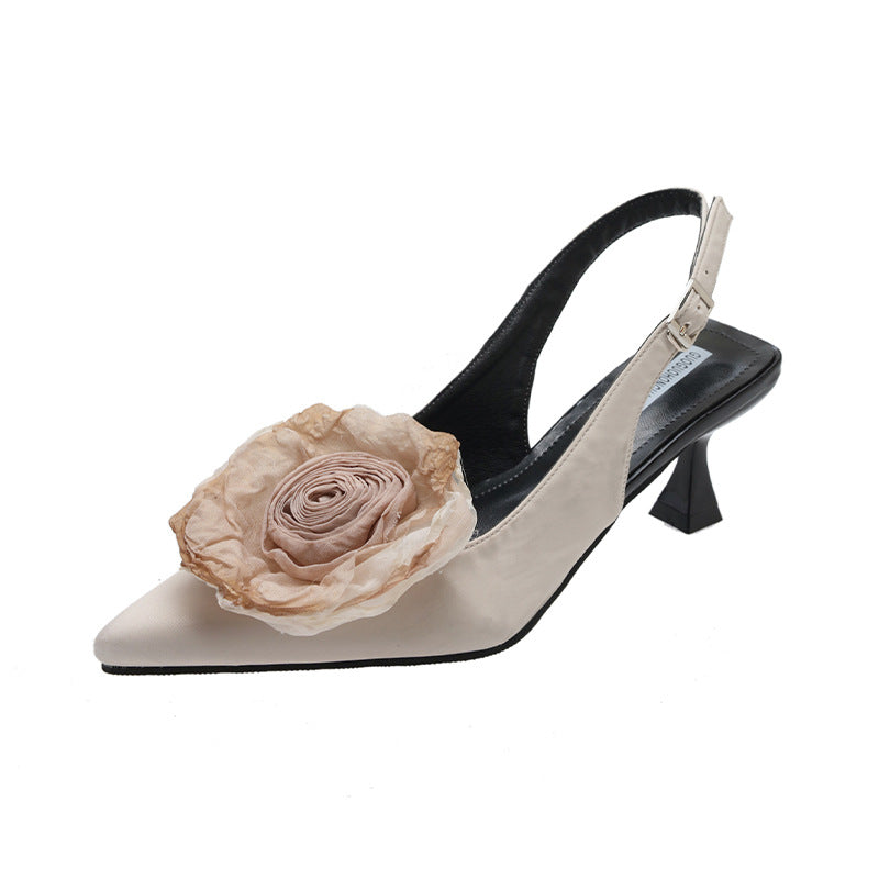 Escarpins slingback Berg-Feldt pour femme avec applications florales