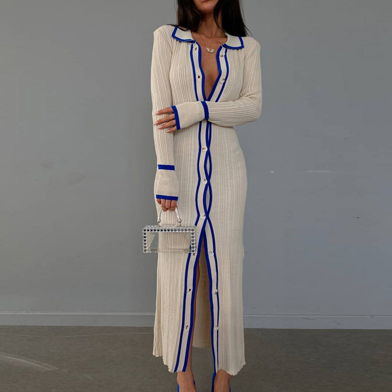 Elegantes Damen Maxikleid mit Knöpfen von berg-feldt