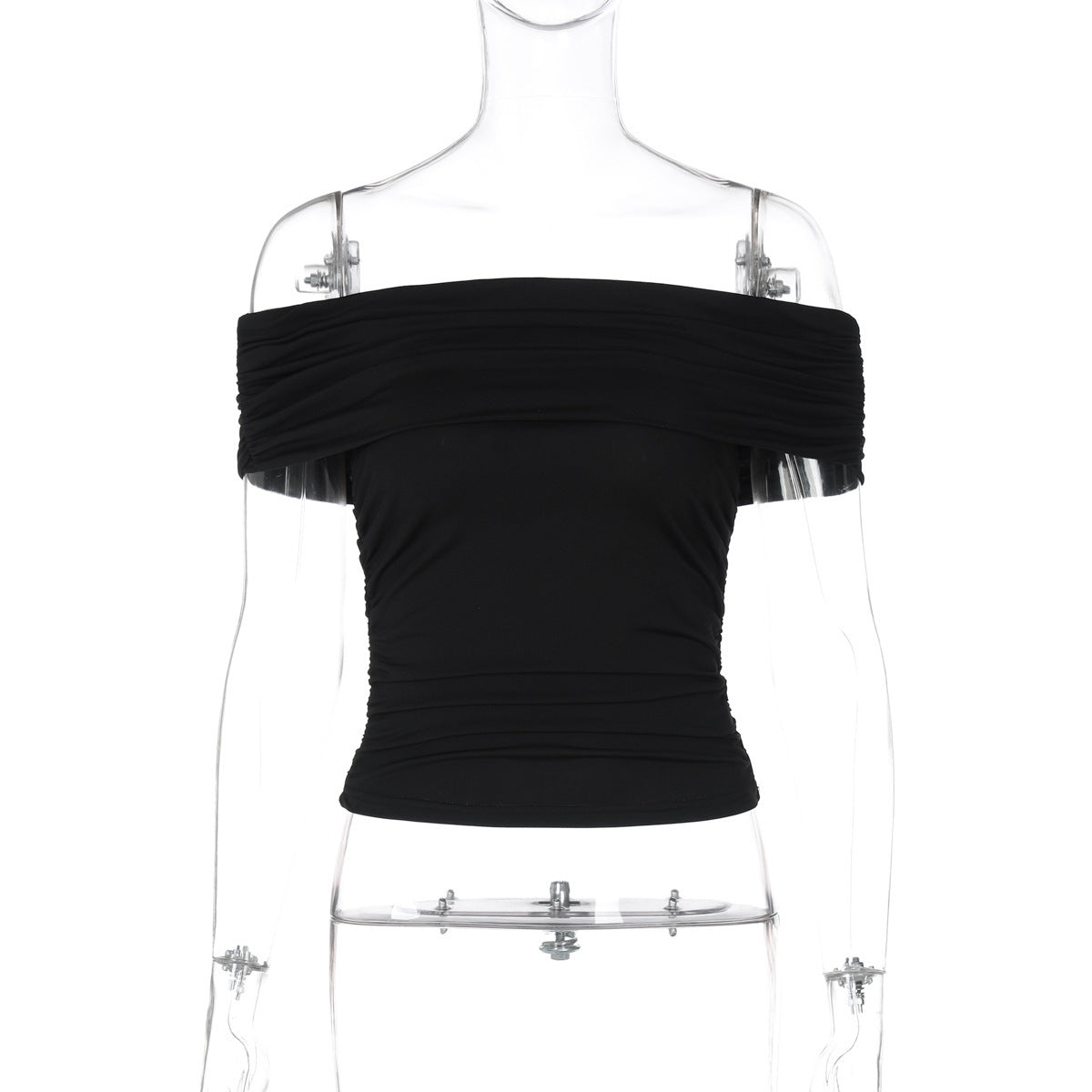 Gerafftes Damen-Oberteil mit Off-Shoulder-Ausschnitt von berg-feldt