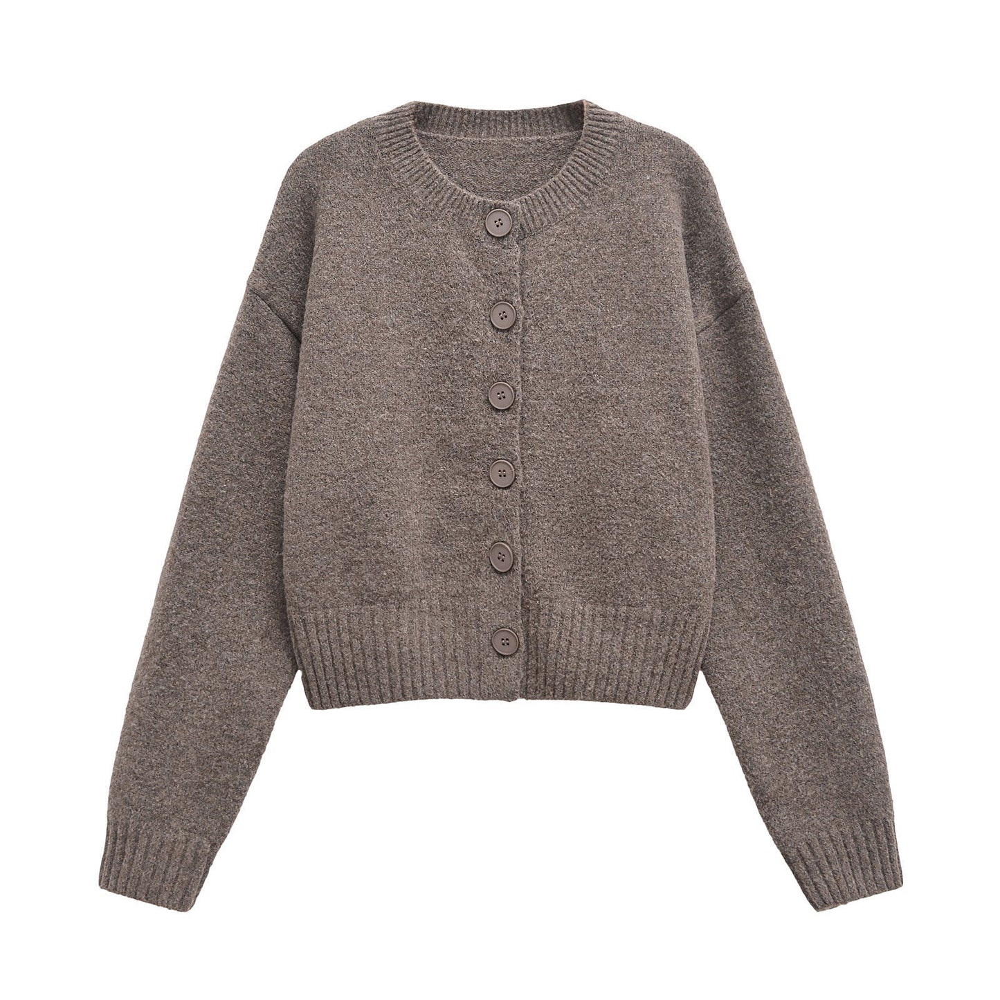 Women's Short Cozy Cardigan with Button Closure by berg-feldt