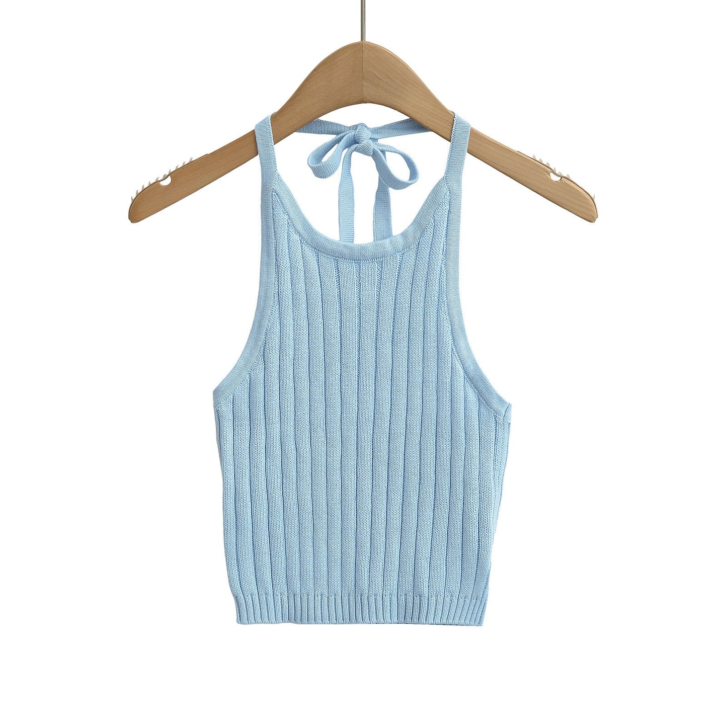 Women's Ribbed Halter Crop Top berg-feldt