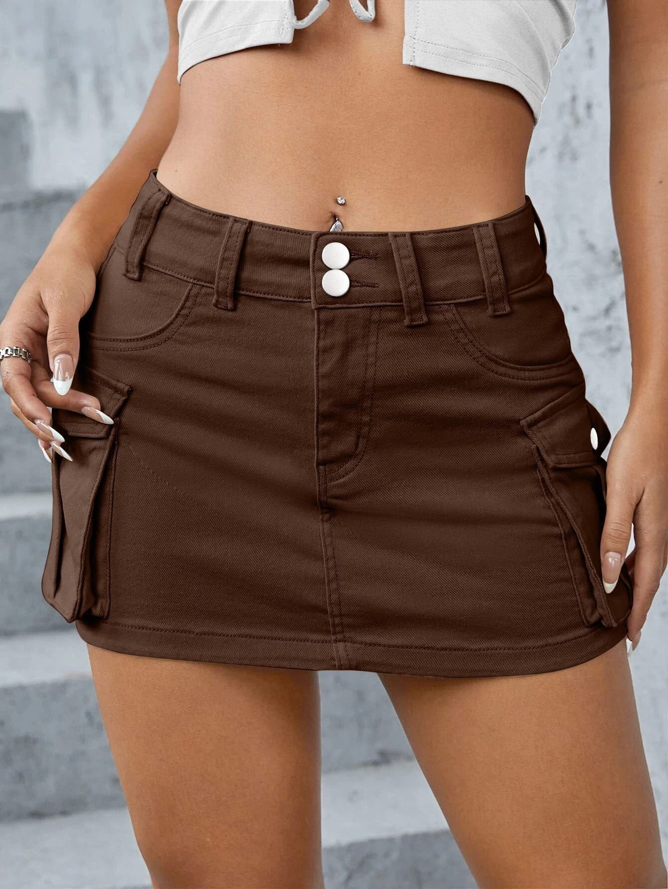 Women's Cargo Mini Skirt berg-feldt