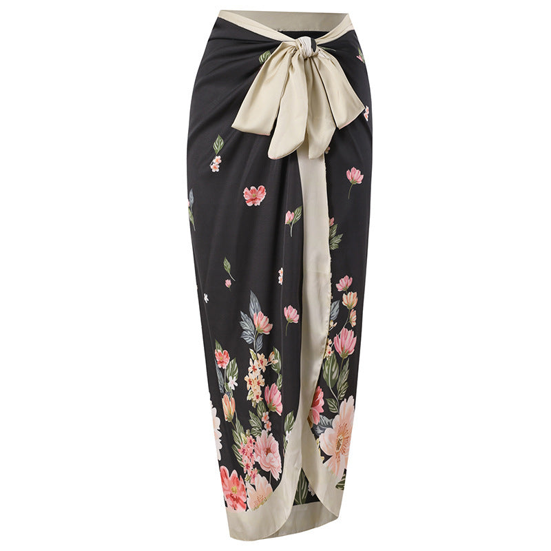 Badeanzug für Damen mit Blumenmuster und verstellbaren Trägern von berg-feldt