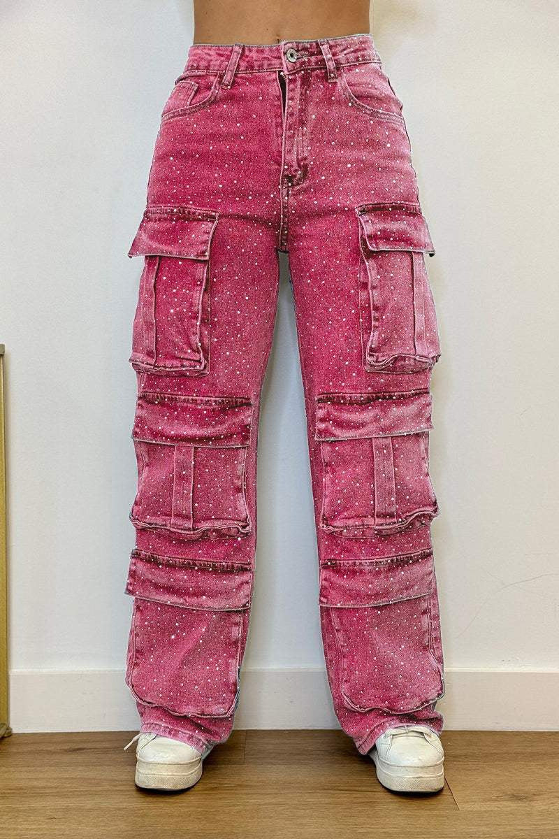 Bequeme Cargo Jeans für Damen mit vielen Taschen und entspanntem Schnitt von berg-feldt