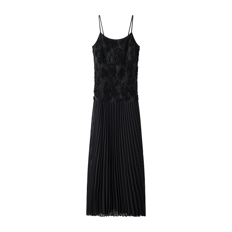 Robe longue brodée florale Berg-Feldt pour femme