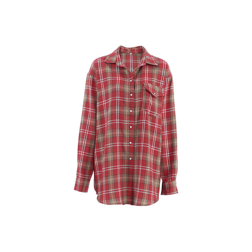 Women's Oversized Flannel Shirt berg-feldt